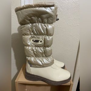 New Italia Shoes (NiS) Gold / Tan Boots